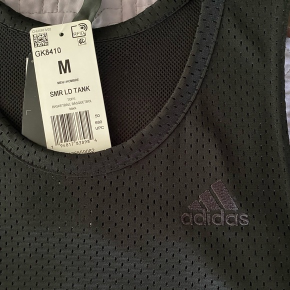 COPY - Adidas black mesh basketball tank top - Picture 3 of 3